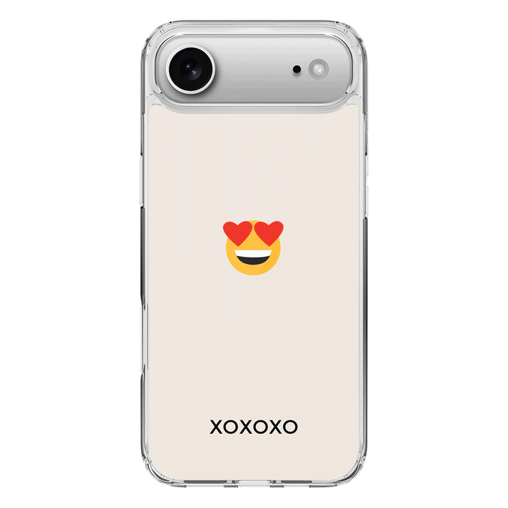 Apple iPhone 17 Air / Clear MagSafe Custom Text Emojis Emoticons, Phone Case - Stylizedd.com