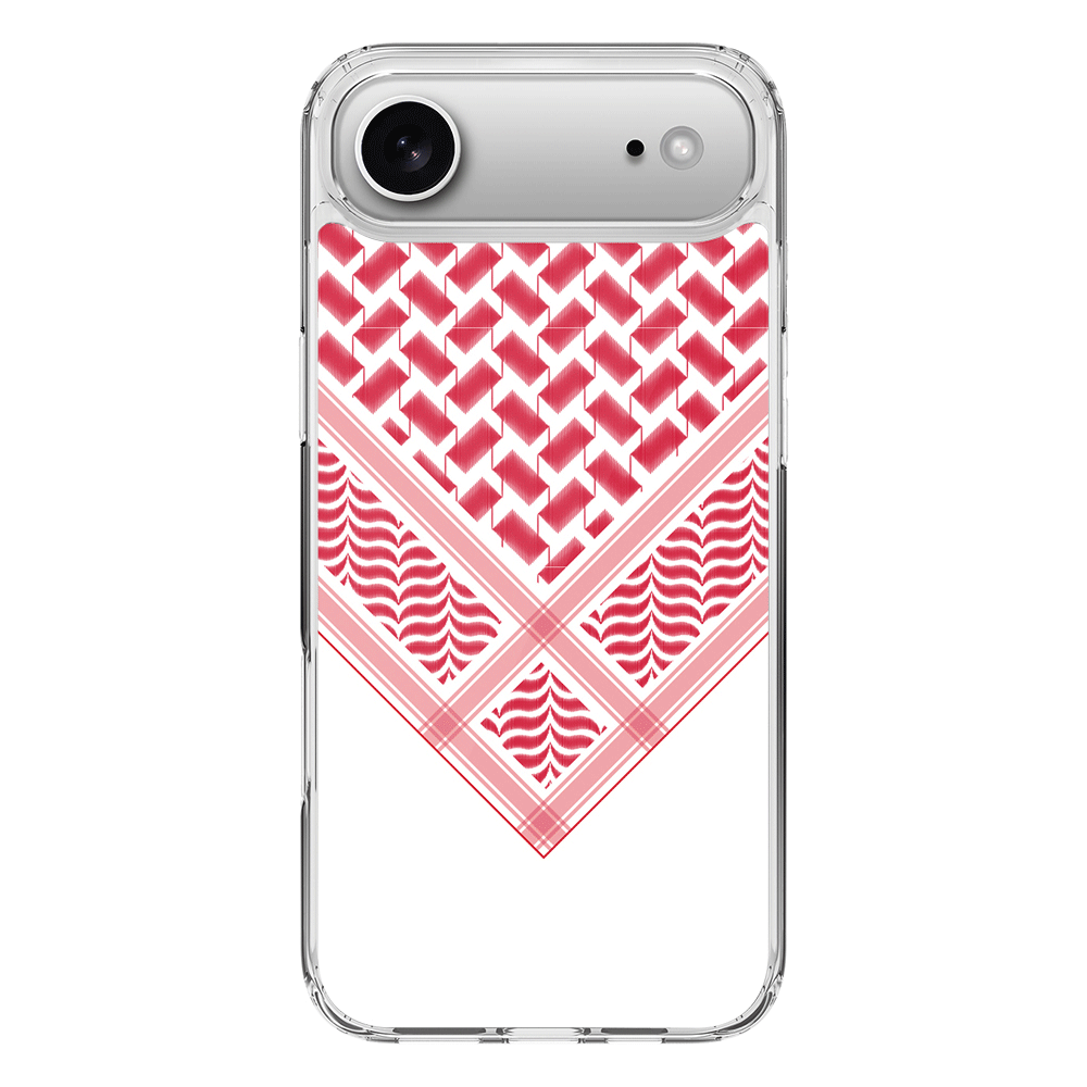Apple iPhone 17 Air / Clear MagSafe Custom Arab Shemagh, Phone Case - Stylizedd.com
