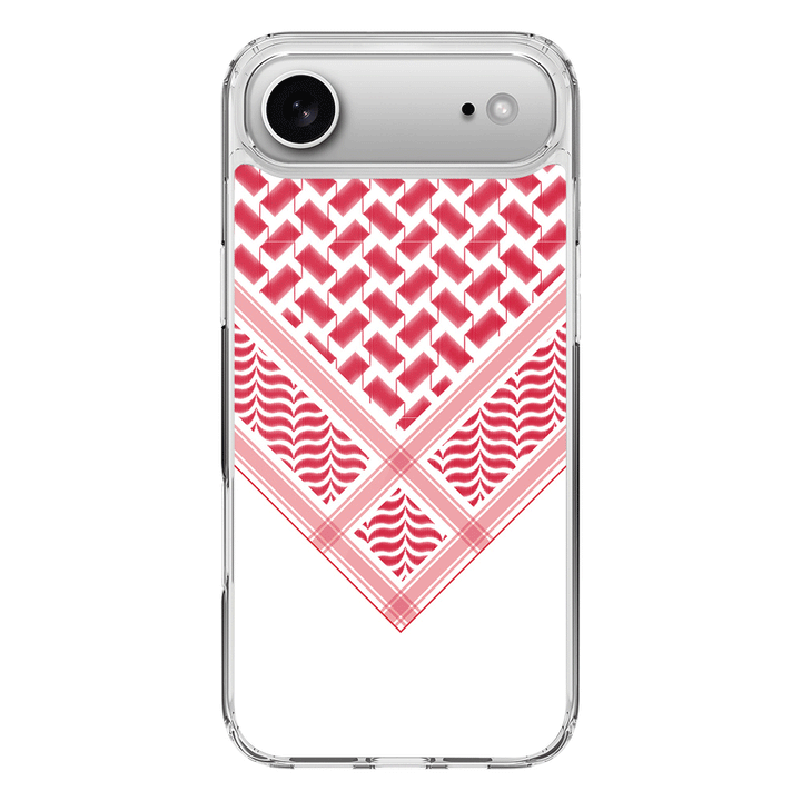 Apple iPhone 17 Air / Clear MagSafe Custom Arab Shemagh, Phone Case - Stylizedd.com