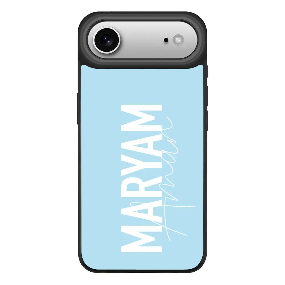 Apple iPhone 17 Air / Rugged MagSafe Personalized Name Vertical, Phone Case - Stylizedd.com