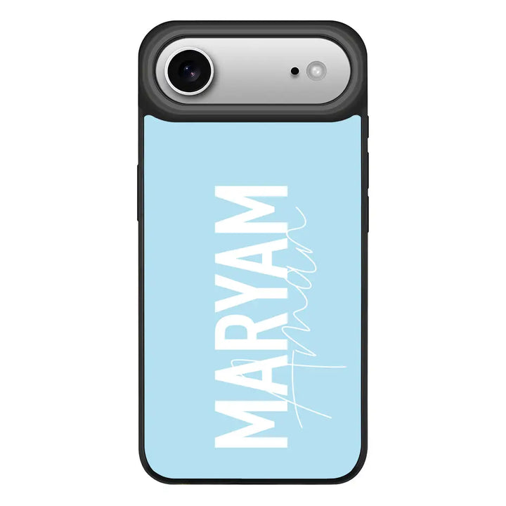 Apple iPhone 17 Air / Rugged MagSafe Personalized Name Vertical, Phone Case - Stylizedd.com