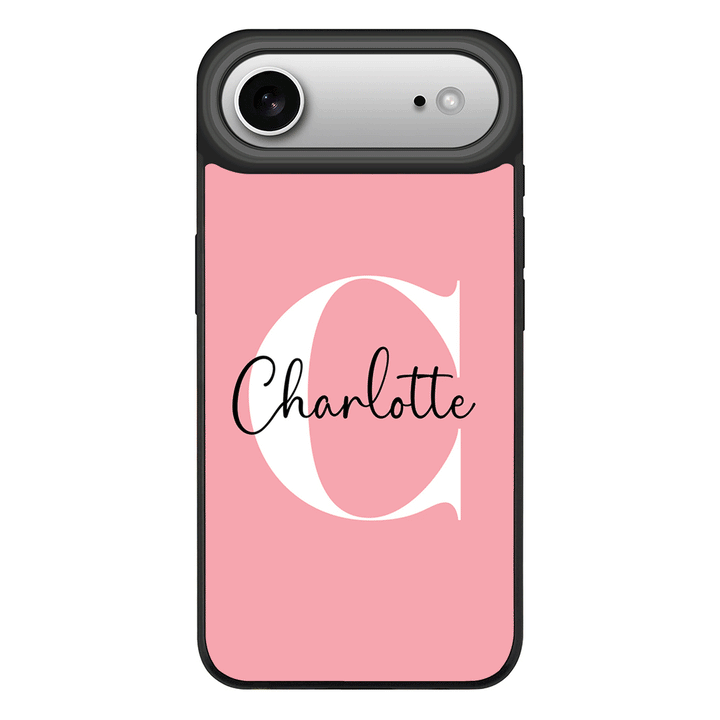Apple iPhone 17 Air / Rugged MagSafe Custom Monogram Large Initial Name & Letter, Phone Case - Stylizedd.com