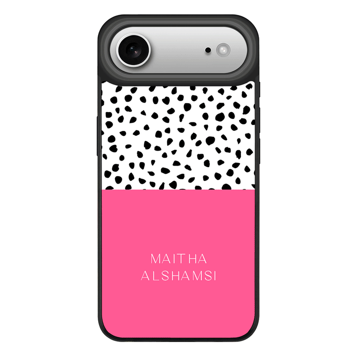Apple iPhone 17 Air / Rugged MagSafe Personalized Text Colorful Spotted Dotted, Phone Case - Stylizedd.com