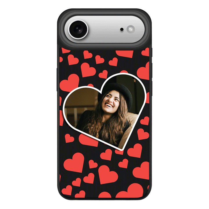 Apple iPhone 17 Air / Rugged MagSafe Custom Photo Heart shaped, Phone Case - Stylizedd.com