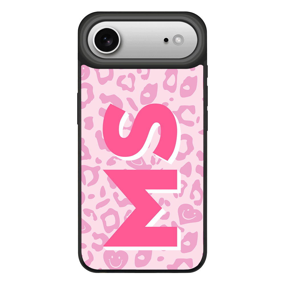Apple iPhone 17 Air / Rugged MagSafe Custom Monogram Initial 3D Shadow Text Seamless Pattern, Phone Case - Stylizedd.com
