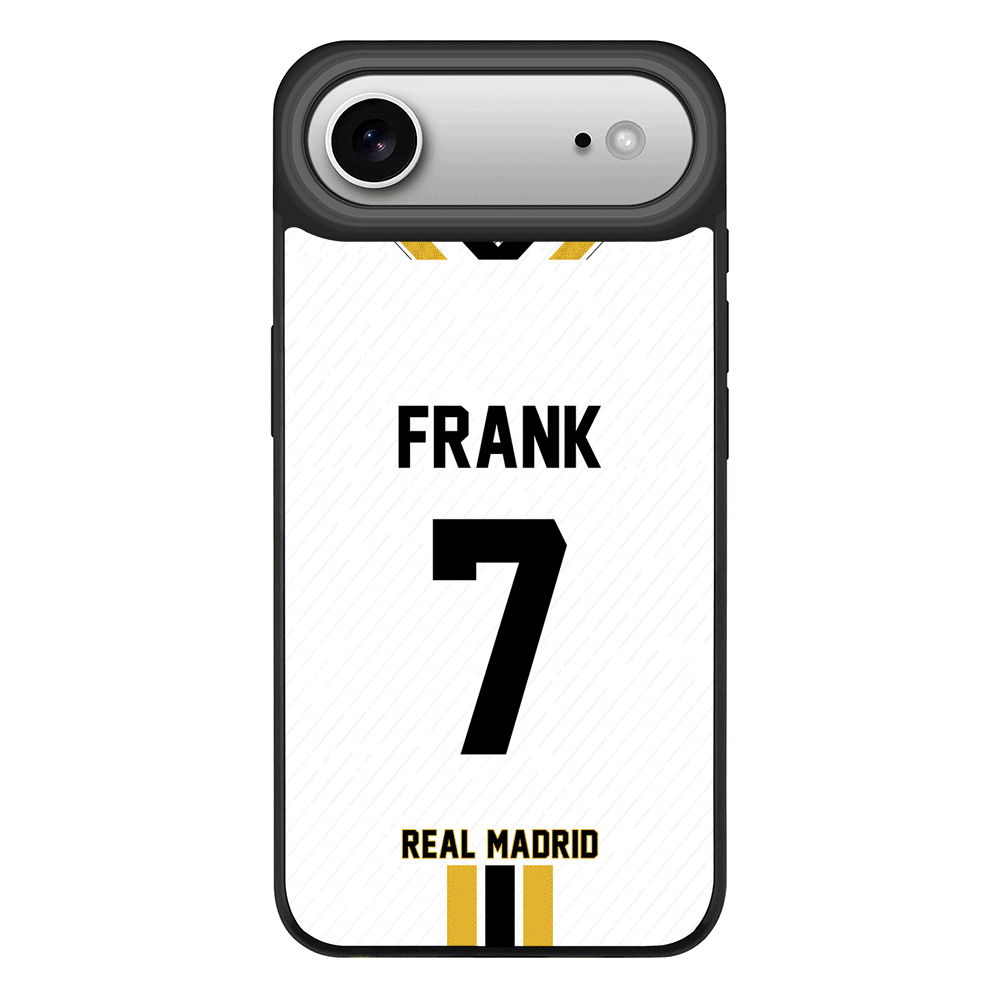 Apple iPhone 17 Air / Rugged MagSafe Personalized Football Clubs Jersey Phone Case Custom Name & Number - Stylizedd.com
