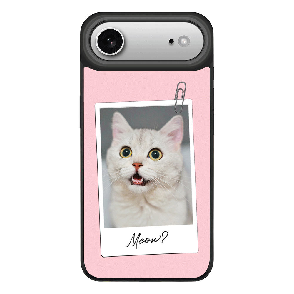 Apple iPhone 17 Air / Rugged MagSafe Polaroid Photo Pet Cat, Phone Case - Stylizedd.com