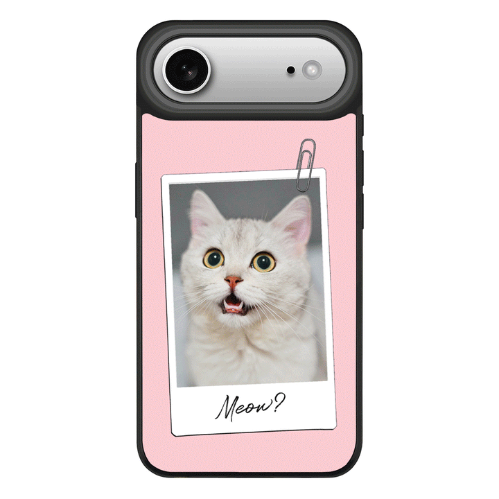 Apple iPhone 17 Air / Rugged MagSafe Polaroid Photo Pet Cat, Phone Case - Stylizedd.com