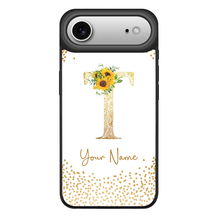 Apple iPhone 17 Air / Rugged MagSafe Floral Mandala Initial Phone Case - Stylizedd.com