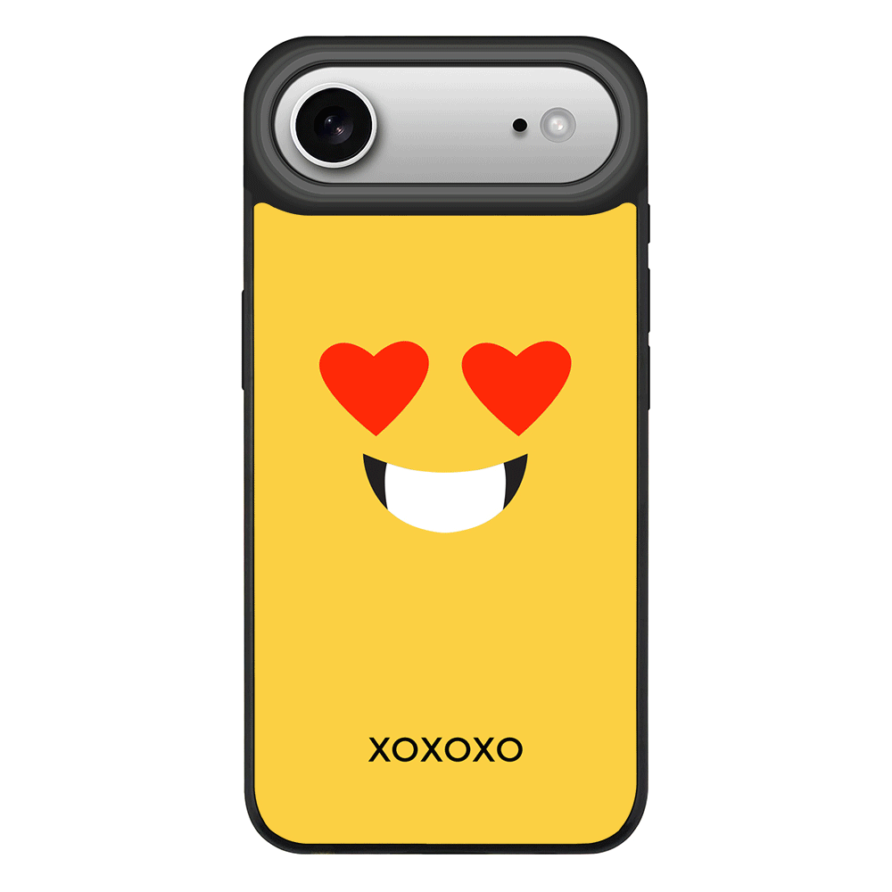 Apple iPhone 17 Air / Rugged MagSafe Custom Text Emojis Emoticons Face, Phone Case - Stylizedd.com