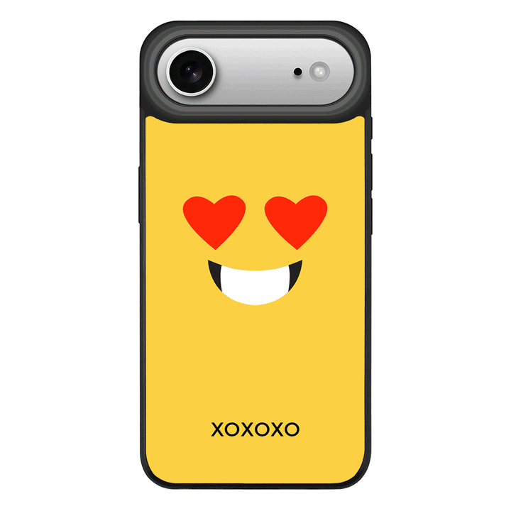 Apple iPhone 17 Air / Rugged MagSafe Custom Text Emojis Emoticons Face, Phone Case - Stylizedd.com