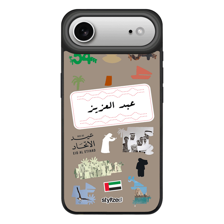 Apple iPhone 17 Air / Rugged MagSafe Custom Eid Al Etihad 54 National Day Sticker, Phone Case - Stylizedd.com