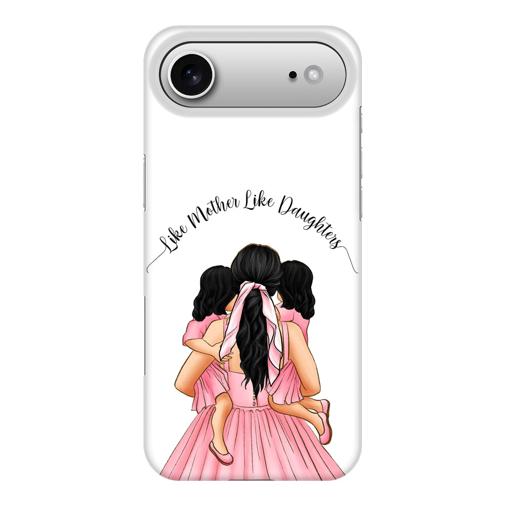 Apple iPhone 17 Air / Snap MagSafe Mother 2 daughters Custom Clipart, Text Phone Case - Stylizedd.com