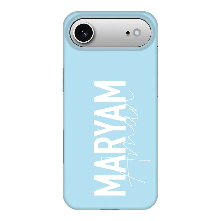 Apple iPhone 17 Air / Snap MagSafe Personalized Name Vertical, Phone Case - Stylizedd.com