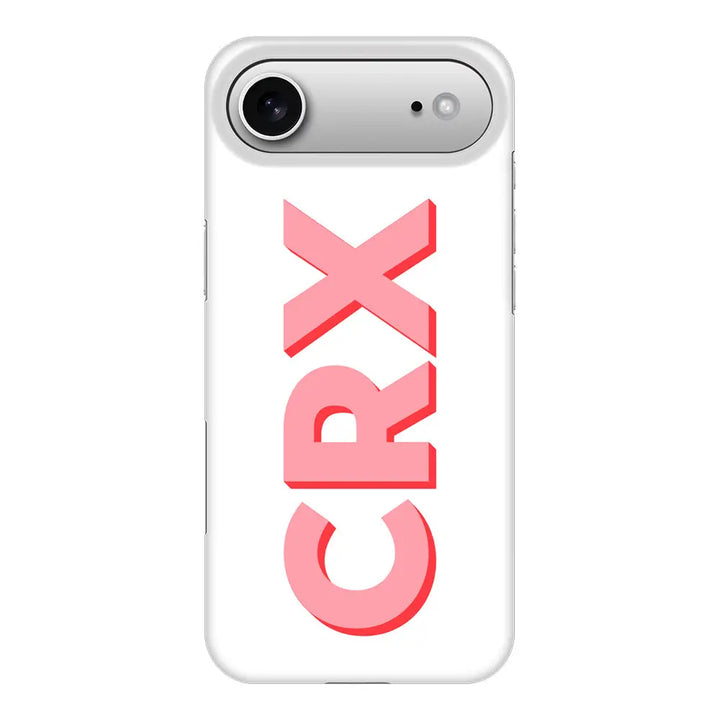 Apple iPhone 17 Air / Snap MagSafe Personalized Monogram Initial 3D Shadow Text Phone Case - Stylizedd.com
