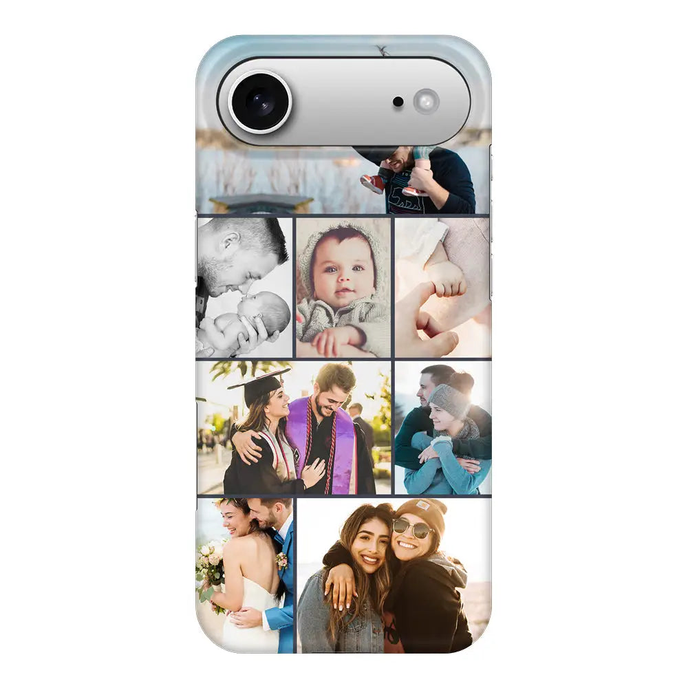 Apple iPhone 17 Air / Snap MagSafe Personalised Photo Collage Grid Phone Case - Stylizedd.com