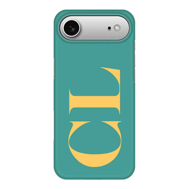 Apple iPhone 17 Air / Snap MagSafe Personalized Monogram Large Initial 3D Shadow Text, Phone Case - Stylizedd.com