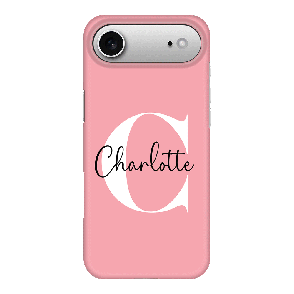 Apple iPhone 17 Air / Snap MagSafe Custom Monogram Large Initial Name & Letter, Phone Case - Stylizedd.com