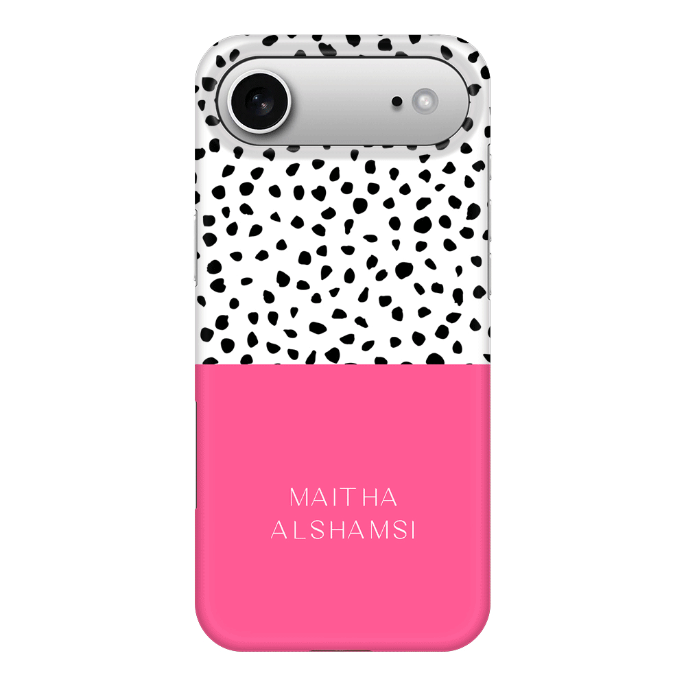 Apple iPhone 17 Air / Snap MagSafe Personalized Text Colorful Spotted Dotted, Phone Case - Stylizedd.com