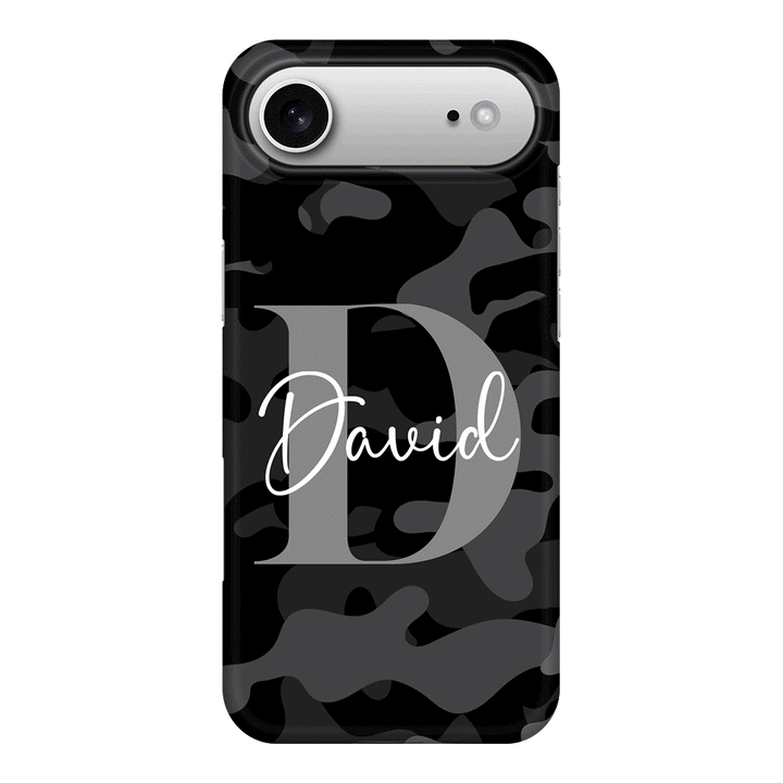 Apple iPhone 17 Air / Snap MagSafe Personalized Name Camouflage Military Camo, Phone case - Stylizedd.com