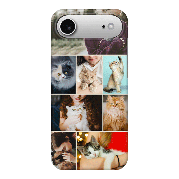 Apple iPhone 17 Air / Snap MagSafe Personalised Photo Collage Grid Pet Cat, Phone Case - Stylizedd.com