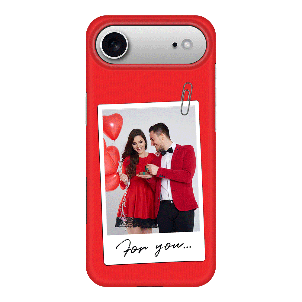 Apple iPhone 17 Air / Snap MagSafe Personalized Polaroid Photo Valentine, Phone Case - Stylizedd.com