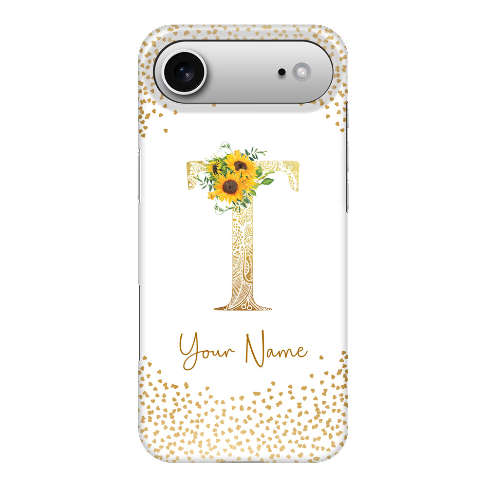 Apple iPhone 17 Air / Snap MagSafe Floral Mandala Initial Phone Case - Stylizedd.com
