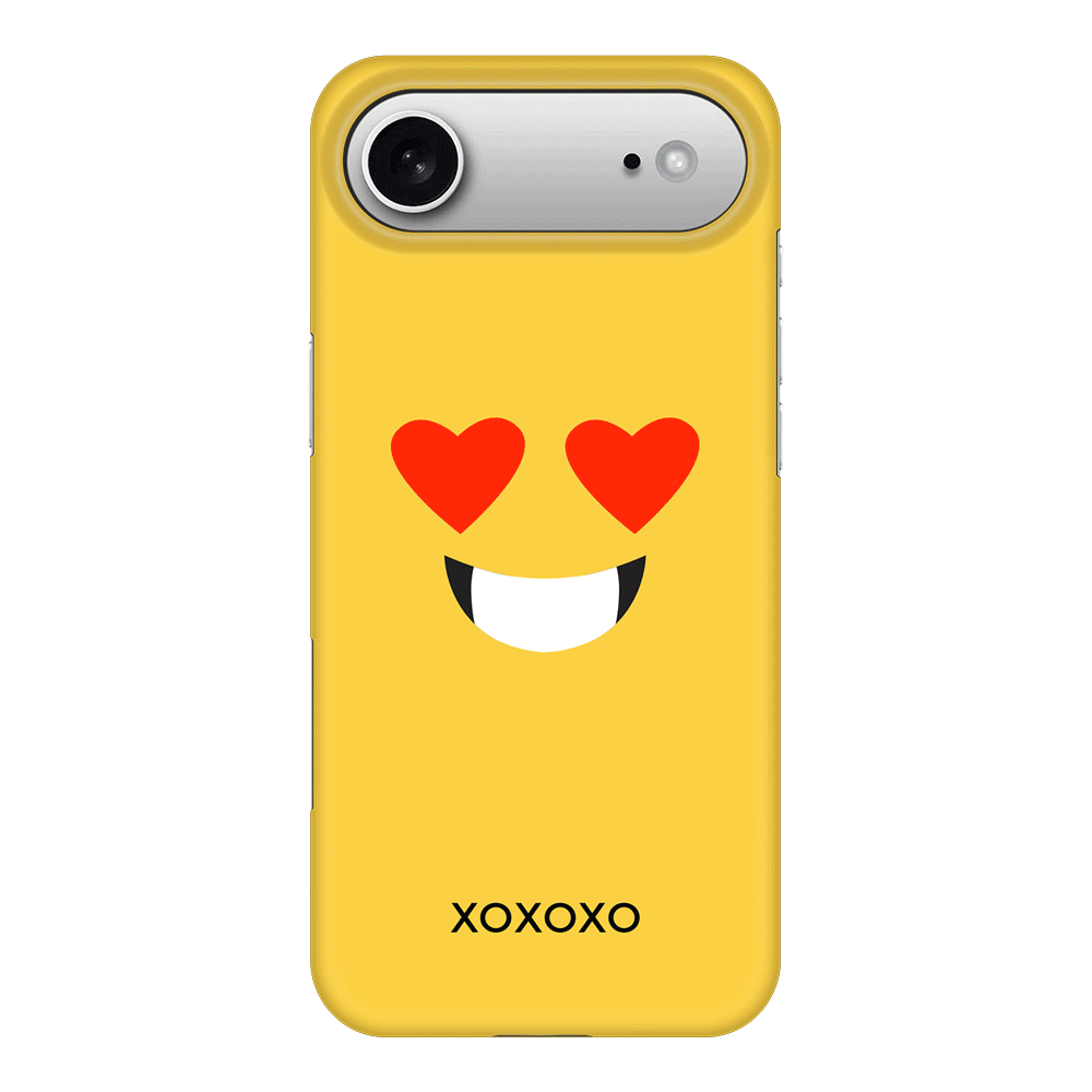 Apple iPhone 17 Air / Snap MagSafe Custom Text Emojis Emoticons Face, Phone Case - Stylizedd.com