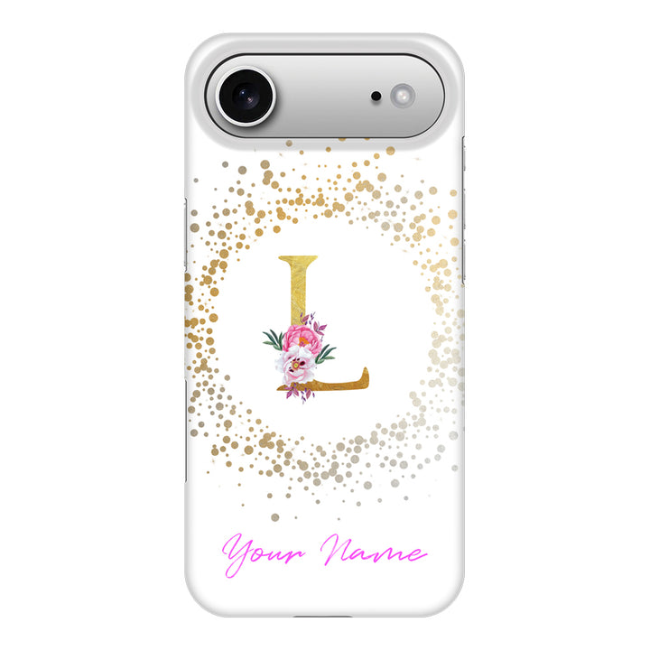 Apple iPhone 17 Air / Snap MagSafe Floral Initial Phone Case - Stylizedd.com