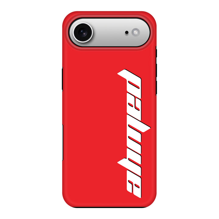 Apple iPhone 17 Air / Tough MagSafe Custom Text, Vertical Name Phone Case - Stylizedd.com