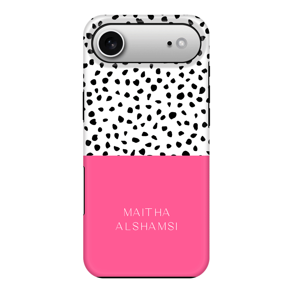 Apple iPhone 17 Air / Tough MagSafe Personalized Text Colorful Spotted Dotted, Phone Case - Stylizedd.com