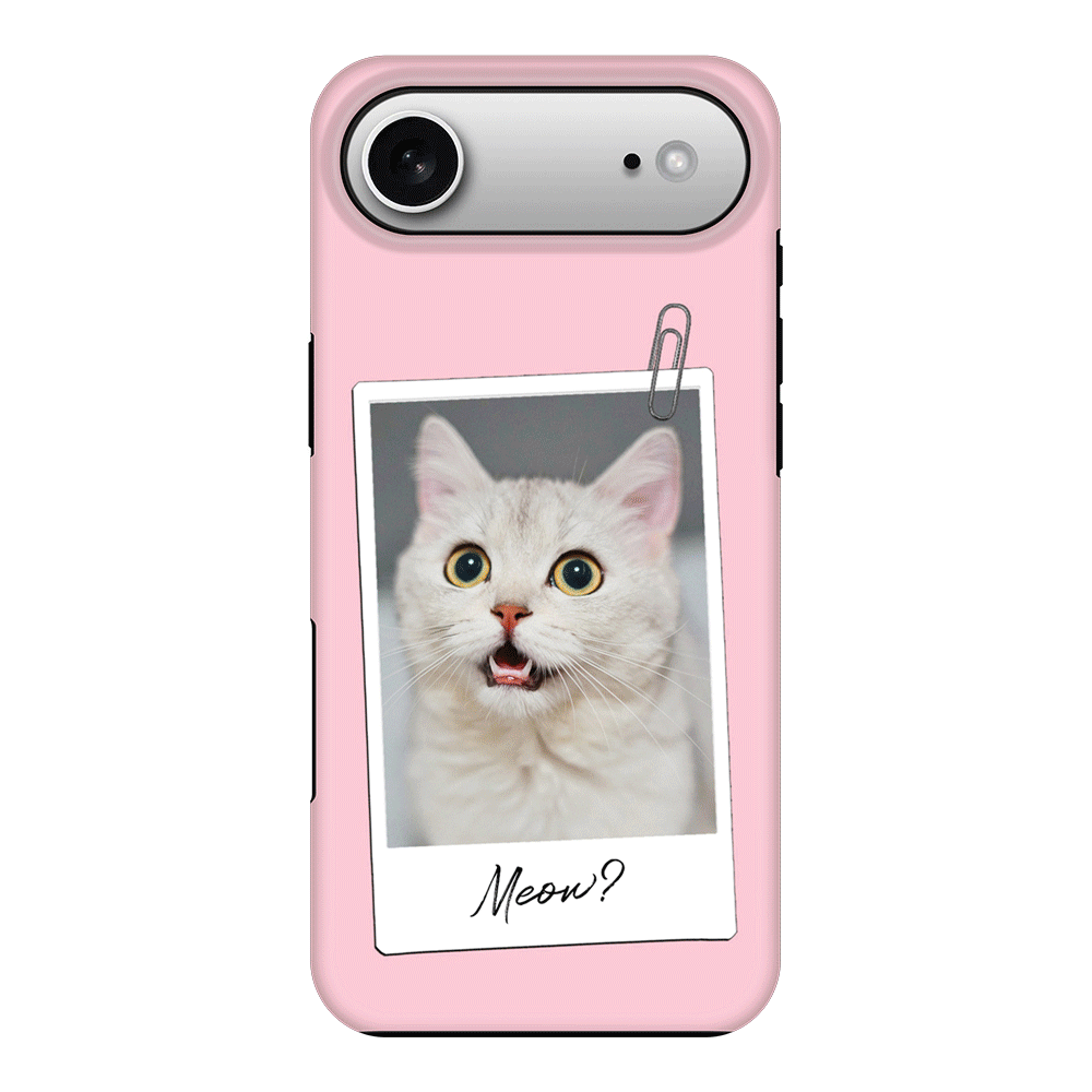 Apple iPhone 17 Air / Tough MagSafe Polaroid Photo Pet Cat, Phone Case - Stylizedd.com