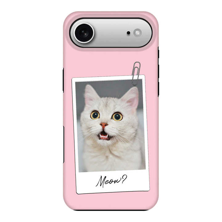 Apple iPhone 17 Air / Tough MagSafe Polaroid Photo Pet Cat, Phone Case - Stylizedd.com