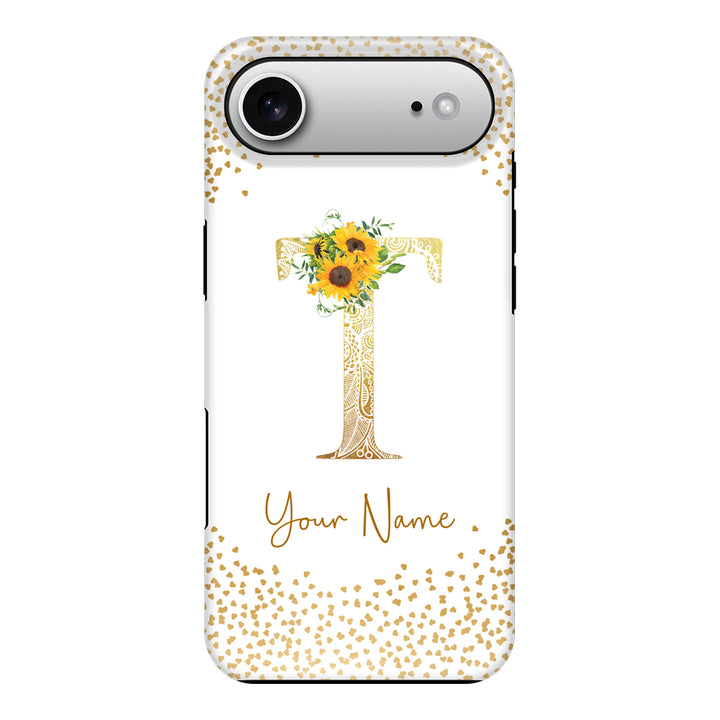 Apple iPhone 17 Air / Tough MagSafe Floral Mandala Initial Phone Case - Stylizedd.com