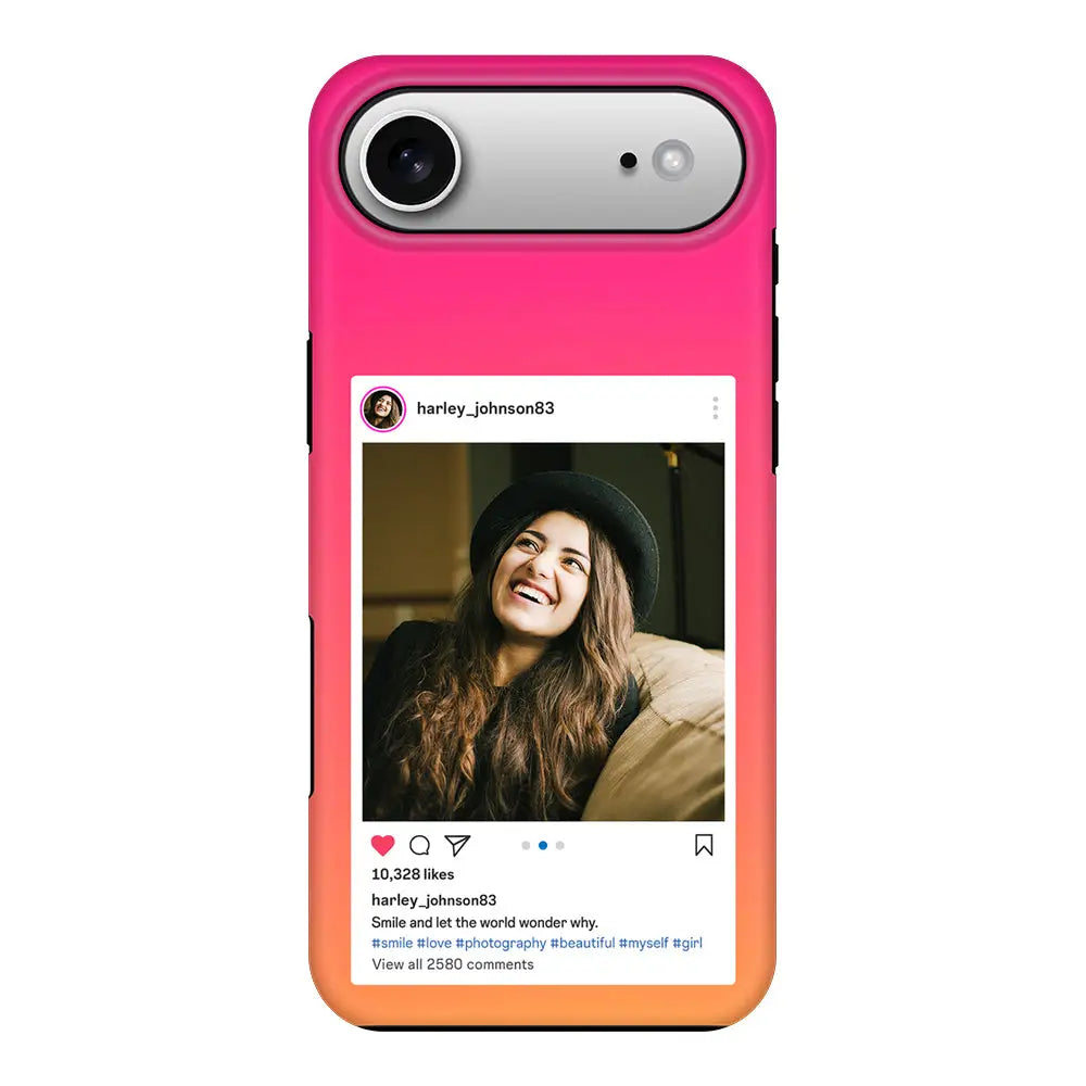 Apple iPhone 17 Air / Tough MagSafe Custom Photo Instagram Post Template, Phone Case - Stylizedd.com