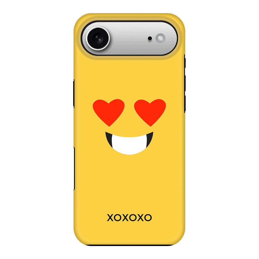 Apple iPhone 17 Air / Tough MagSafe Custom Text Emojis Emoticons Face, Phone Case - Stylizedd.com