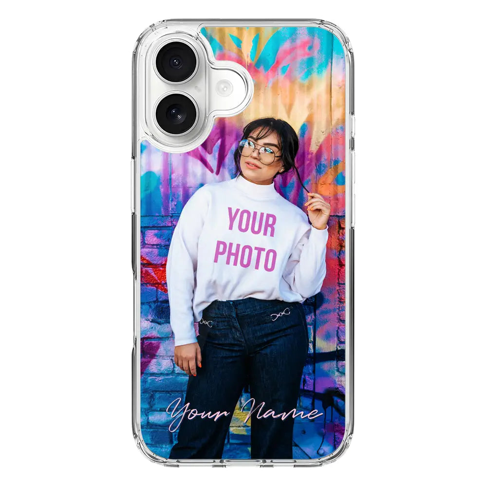 Apple iPhone 17 / Clear MagSafe Custom Photo, My Style Phone Case - Stylizedd.com