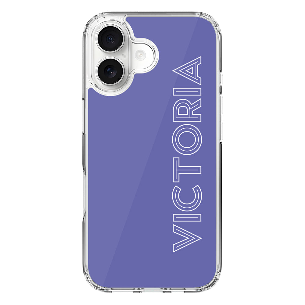 Apple iPhone 17 / Clear MagSafe Personalized Name, Custom Phone Case - Stylizedd.com
