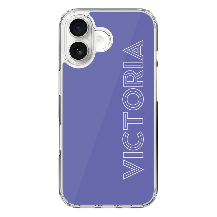 Apple iPhone 17 / Clear MagSafe Personalized Name, Custom Phone Case - Stylizedd.com