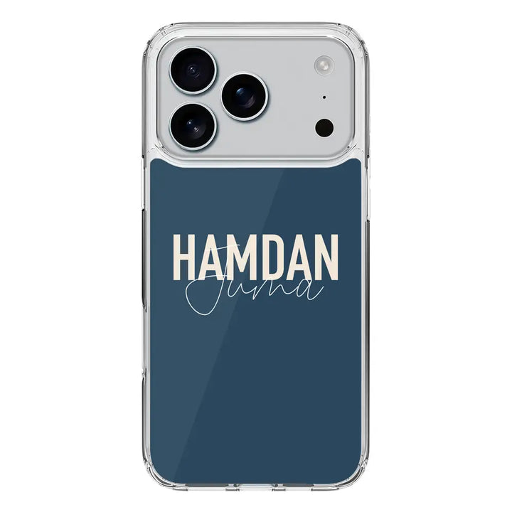 Apple iPhone 17 Pro / Clear MagSafe Personalized Name Horizontal, Phone Case - Stylizedd.com