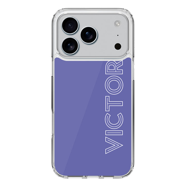 Apple iPhone 17 Pro / Clear MagSafe Personalized Name, Custom Phone Case - Stylizedd.com
