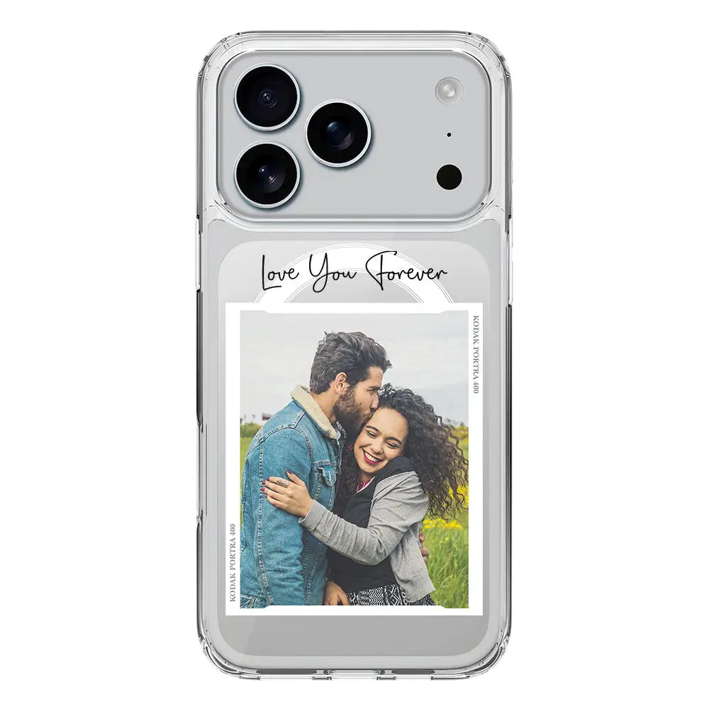 Apple iPhone 17 Pro / Clear MagSafe Custom Memory Photo, Phone Case - Stylizedd.com