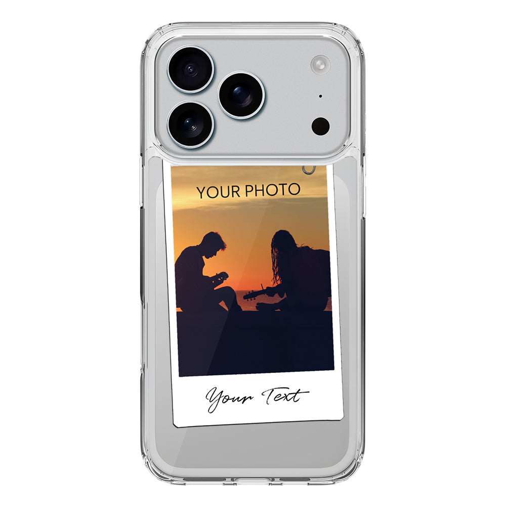 Apple iPhone 17 Pro / Clear MagSafe Polaroid Photo Phone Case - Stylizedd.com