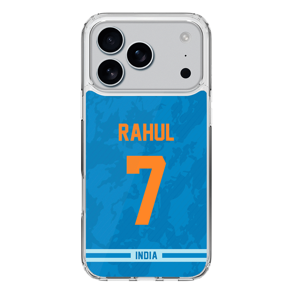 Apple iPhone 17 Pro / Clear MagSafe Personalized Cricket Jersey Phone Case Custom Name & Number - Stylizedd.com