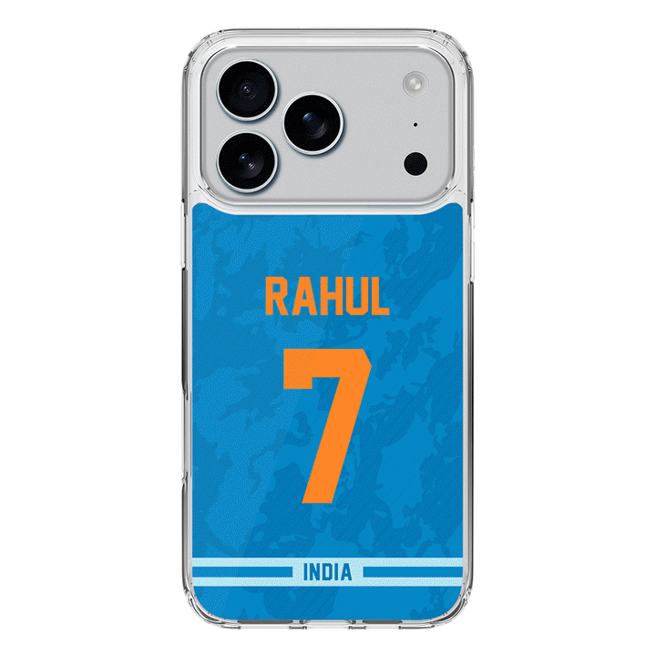 Apple iPhone 17 Pro / Clear MagSafe Personalized Cricket Jersey Phone Case Custom Name & Number - Stylizedd.com