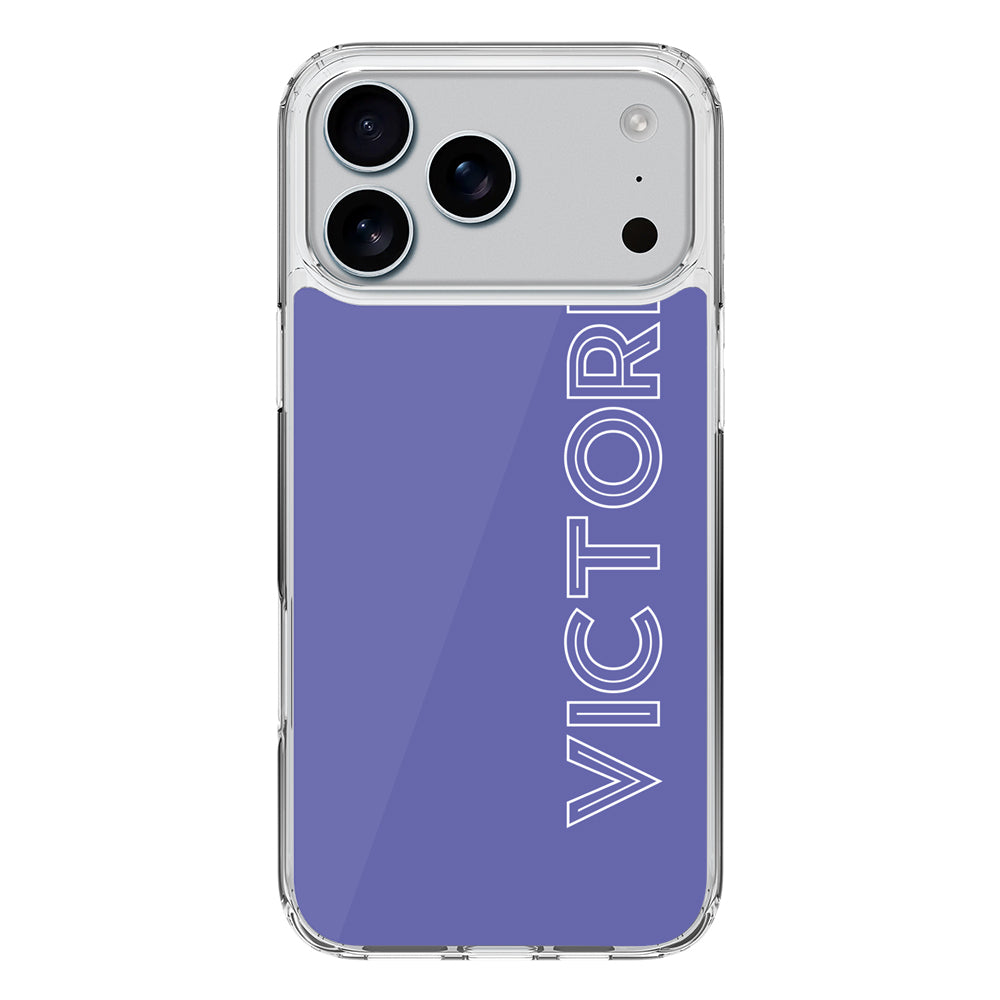 Apple iPhone 17 Pro Max / Clear MagSafe Personalized Name, Custom Phone Case - Stylizedd.com