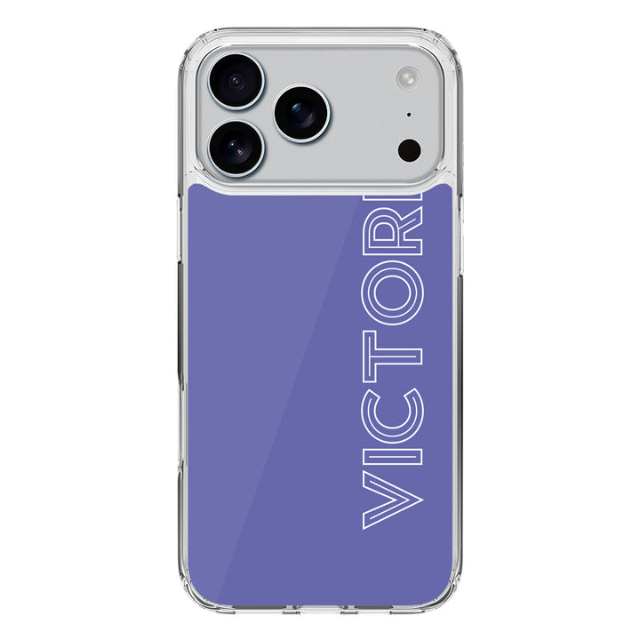 Apple iPhone 17 Pro Max / Clear MagSafe Personalized Name, Custom Phone Case - Stylizedd.com