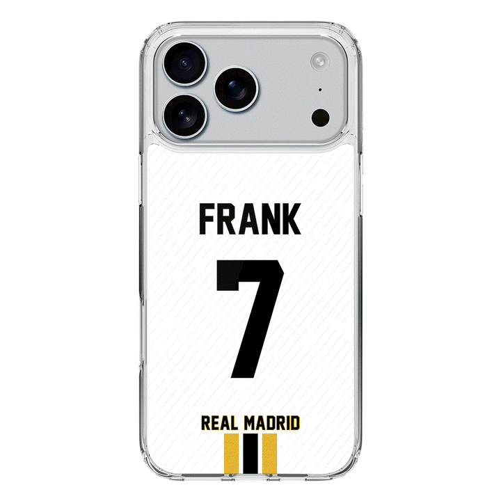 Apple iPhone 17 Pro Max / Clear MagSafe Personalized Football Clubs Jersey Phone Case Custom Name & Number - Stylizedd.com