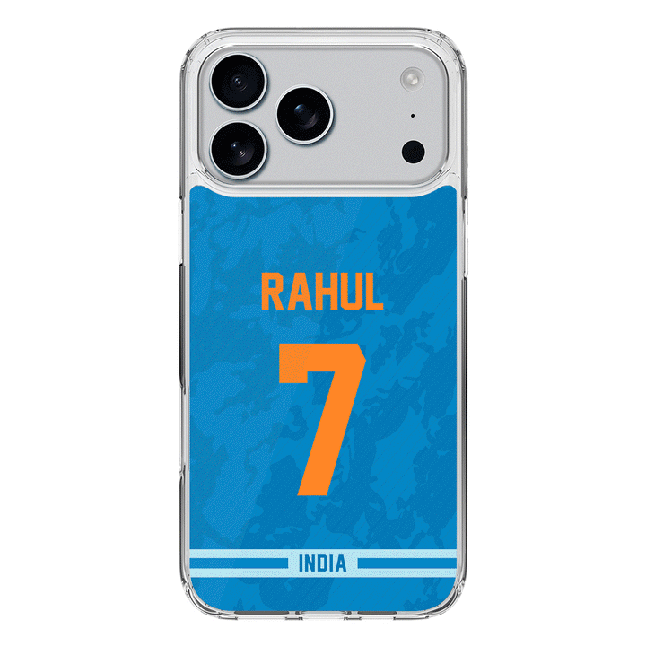 Apple iPhone 17 Pro Max / Clear MagSafe Personalized Cricket Jersey Phone Case Custom Name & Number - Stylizedd.com
