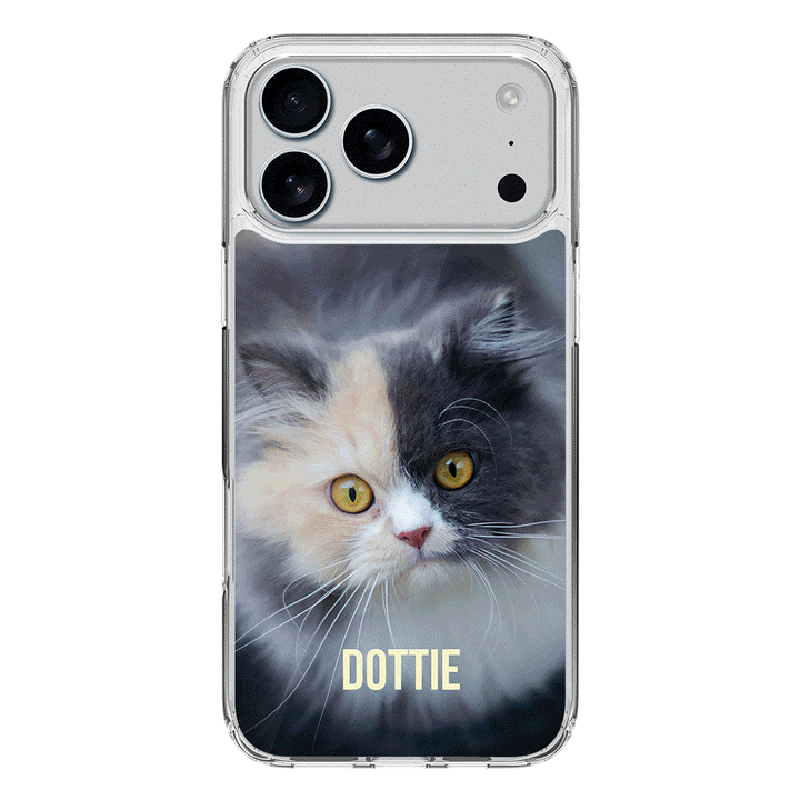 Personalized Pet Cat Phone Case Apple iPhone 17 Pro Max / Clear MagSafe | Stylizedd